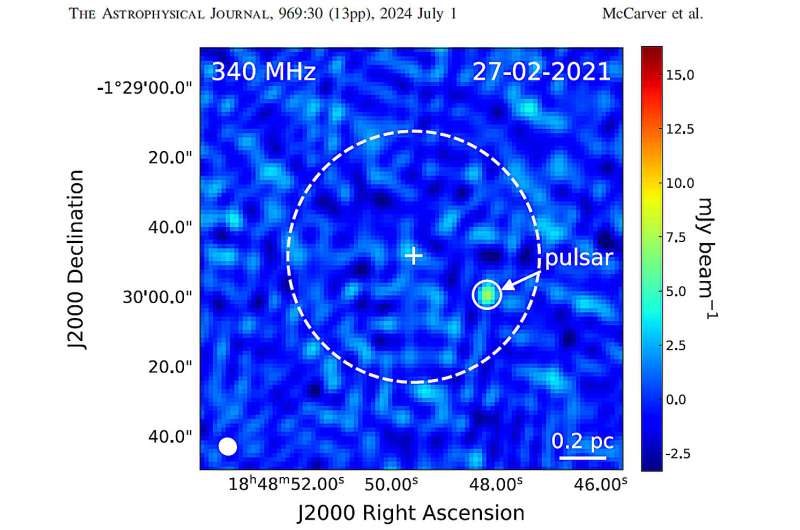 NRL intern discovers a new pulsar buried in a mountain of data